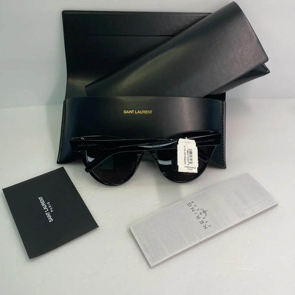 💯- New Authentic Yves Saint Laurent SL-425-001-54 54mm New Sunglasses - Picture 12 of 14